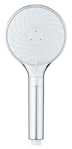 Duschkopf 3 Funktionen wassersparend Handbrause Universalanschluss 12 cm Kunststoff