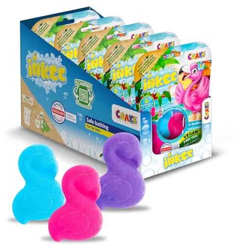inkee flamingo badebomben kinder 15er pack 0,51 euro pro stk