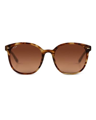 kapten & son sonnenbrille nairobi havana braun unisex, runde gläser, uv-schutz