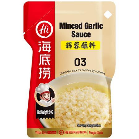 haidilao knoblauchsoße gehackter knoblauch 90g ab 2,56 statt 4