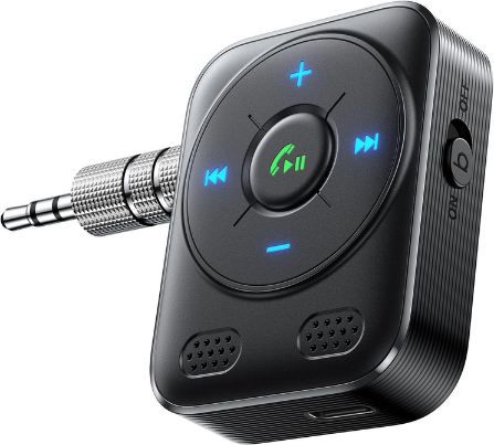 joyroom bluetooth adapter auto mit aux und mic für 7,49 euro statt 15 euro