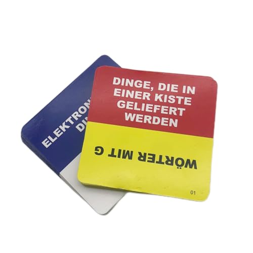 Produktbild: Juxtaposia Rasende Wörter Deutsch - Buchstaben Spielkarten mit 144 Themen