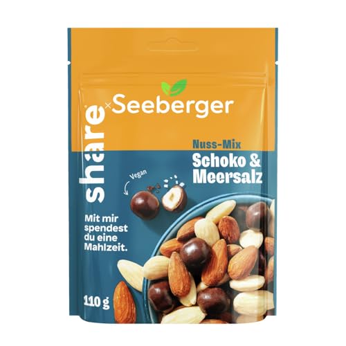 Produktbild: seeberger nuss-mix schoko und meersalz 110g gesunde snacks