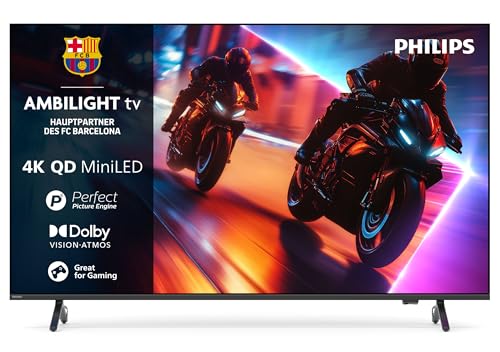philips 65 4k mini led smart tv mit dolby vision, atmos und titan os