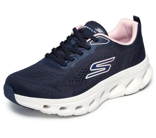 Skechers Go Walk Glide-Step 2.0 Damen Sneaker, Marineblau, Größe 38 EU