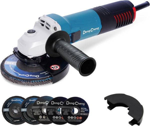 dongcheng winkelschleifer set 800w mit scheiben für 29,99 euro statt 50 euro