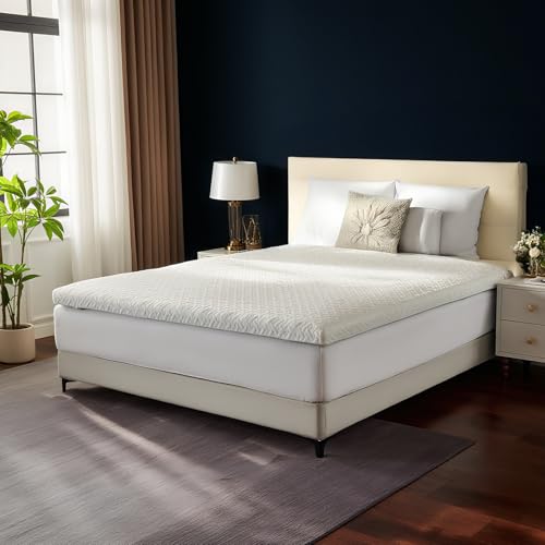 Produktbild: mendale topper 140x200cm hart weich gel schaum dual-core h2 h3 8cm matratzen topper