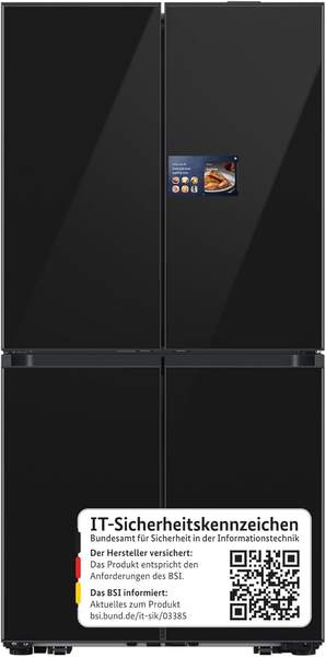 Samsung Bespoke French Door Kühlschrank, 185 cm, 654L, 255L Gefriervolumen, AI Vision