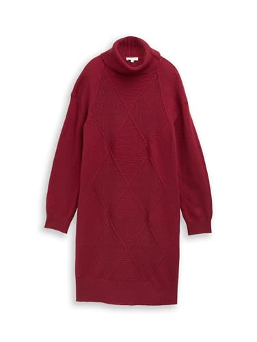 tom tailor kleid damen 1049141 rot melange 40