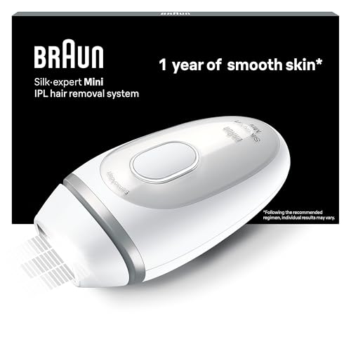braun IPL silk expert mini - IPL haarentfernungsgerät für frauen, kompakt, sicher
