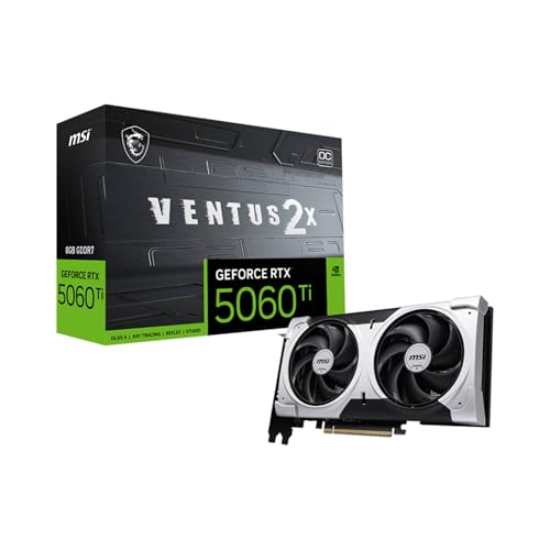 Produktbild: msi geforce rtx 5060 ti 8g ventus 2x oc plus grafikarte 305,72