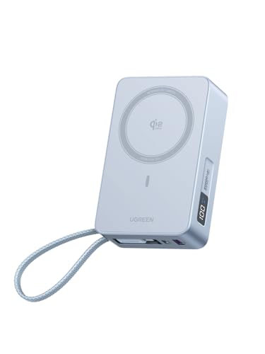 ugreen magflow 20000 mah powerbank qi2 magsafe für apple iphone