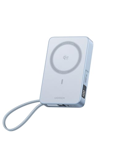 ugreen magflow magnetische powerbank 10000mah 25w qi2 magsafe powerbank