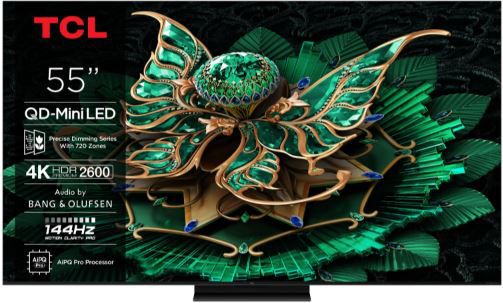 tcl 55q7c 55 zoll quantum dot mini led tv 144hz für 599 euro
