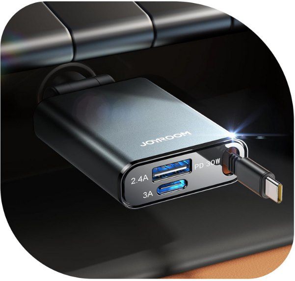 Produktbild: joyroom kfz ladegerät 57w mit usb-c kabel für 11,39 euro statt 19 euro