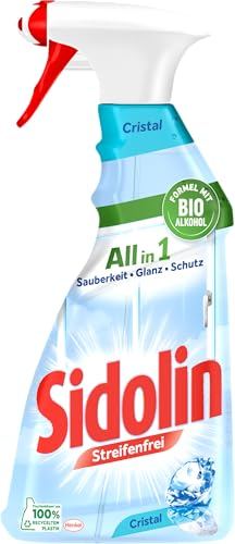 Sidolin All-in-1 Cristal Glasreiniger 500ml, streifenfreier Fensterreiniger