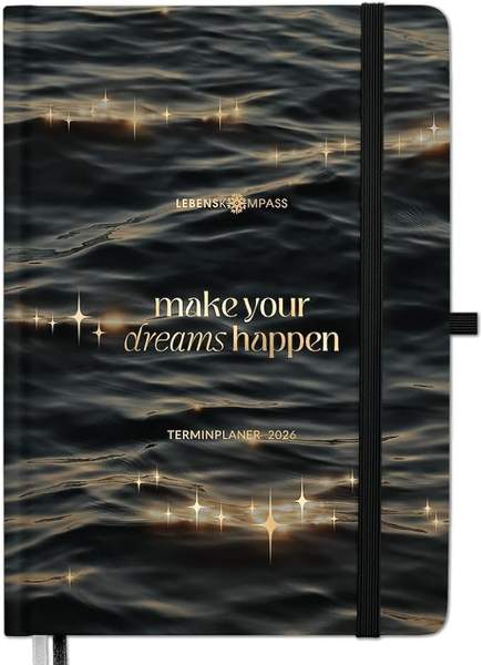 Kalender 2026 A5 Terminplaner Buchkalender Wochenplaner Hardcover "CALM"
