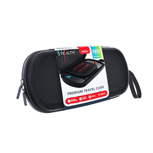 Stealth Nintendo Switch 2 Premium Travel Case (Hard-Case, schwarz, Platz für Konsole + Spiele, Tragegriff, Reißverschluss) Amazon Prime