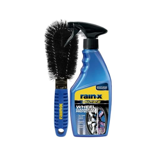 Rain-X Graphene Felgenreiniger 3-in-1 - Säurefrei, inkl. Felgenbürste, 500 ml