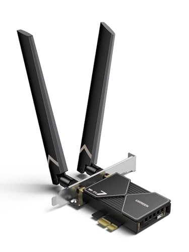 ugreen wifi 7 wlan karte be6500 mit bluetooth 5.4 netzwerkkarte