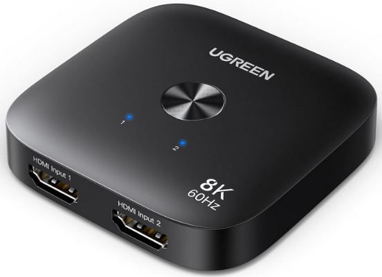 ugreen hdmi switch 2-in-1 8k 60hz 4k 240 120hz für 18,99 euro