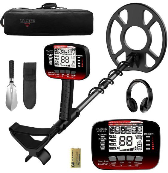 dr.ötek mtxe air metalldetektor 6 modi für 58,49 euro statt 85 euro
