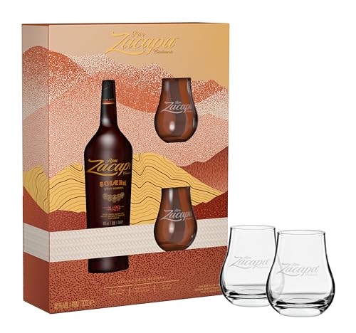 Ron Zacapa Solera Gran Reserva Rum 0.7l 40% Geschenkset mit 2 Gläsern