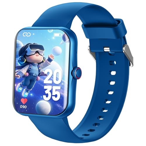 Produktbild: smartwatch kinder mit 1,83 zoll hd-touchscreen, fitness-tracker für jungen und mädchen