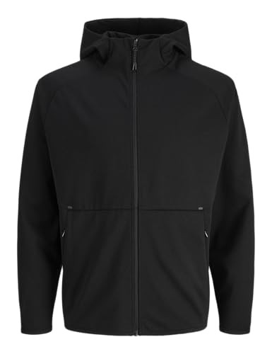 Jack & Jones Herren Sweatjacke mit Zip Kapuze, Größe S