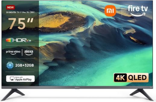 xiaomi tv f pro 75 zoll 4k uhd qled smart tv mit alexa für 799 euro