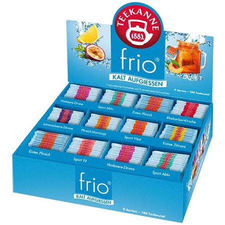 frio collection box 180 teebeutel 9 fruchtige sorten 25 euro statt 31 euro