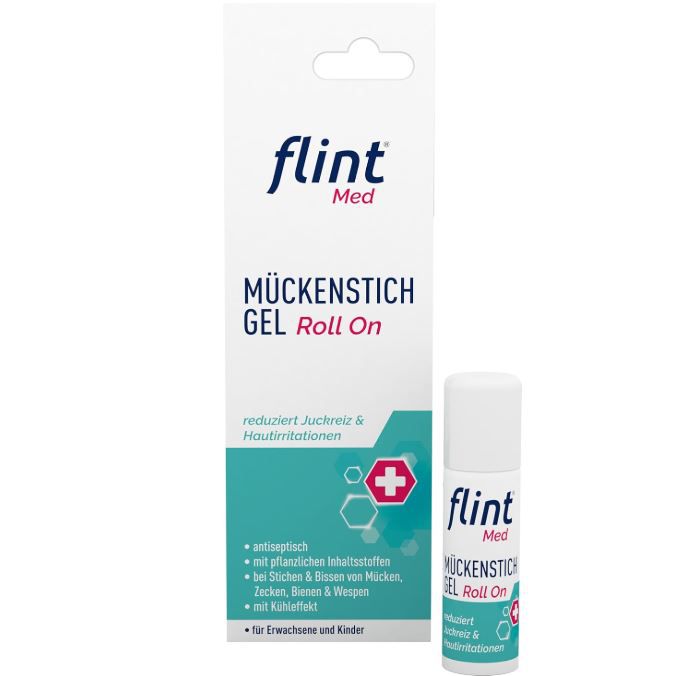 Produktbild: flint Med Mückenstich Gel Roll On mit ätherischen Ölen, ab 4,43 Euro