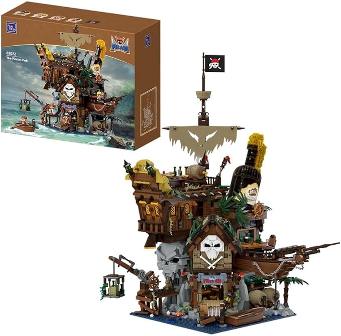 pantasy piratenbar mit 2858 klemmbausteinen und 4 minifiguren 85022