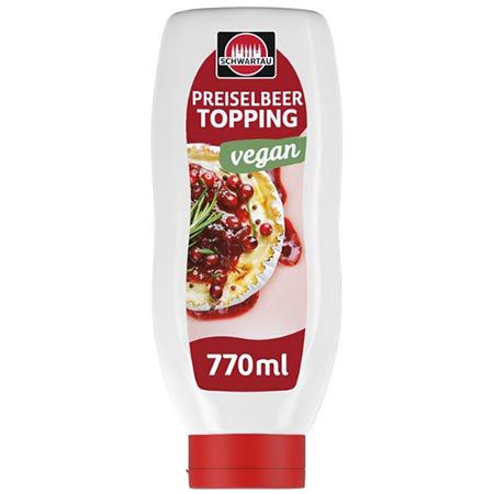 schwartau preiselbeersauce vegan 770ml günstig ab 6,84 statt 10