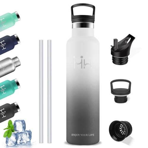 edelstahl trinkflasche 1l isolierflasche auslaufsicher bpa-frei für fitness camping wandern