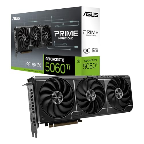 asus prime geforce rtx 5060 ti 16GB grafikkarte für gaming und grafikdesign