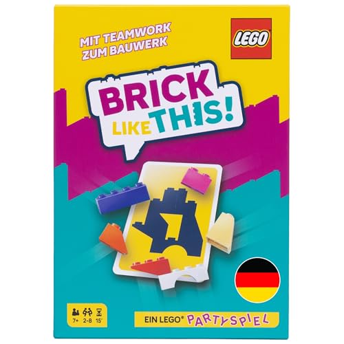 Asmodee Brick Like This! Offizielles Lego-Partyspiel für Erwachsene