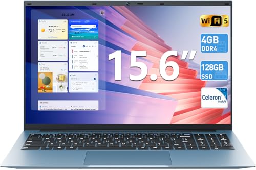 sgin laptop 15,6 zoll, celeron n4000, 4gb ram, 128gb ssd, wlan, bluetooth 4,2