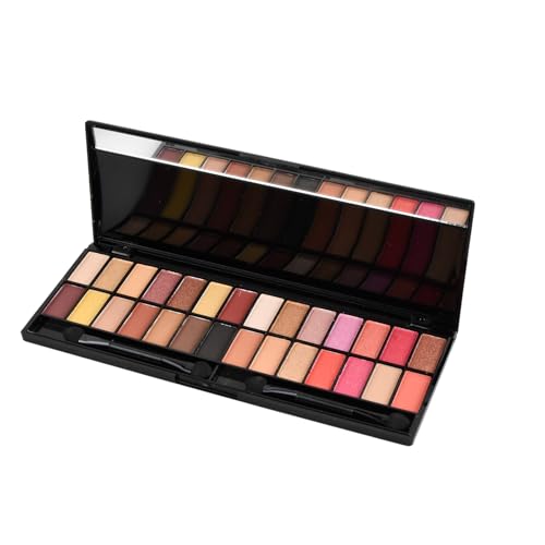 focenat 28 farben lidschattenpalette bunte smoky neon glitzer matte shimmer make-up