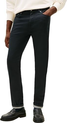 Tommy Hilfiger Herren Jeans Denton Brent Black Straight Fit 32W/36L