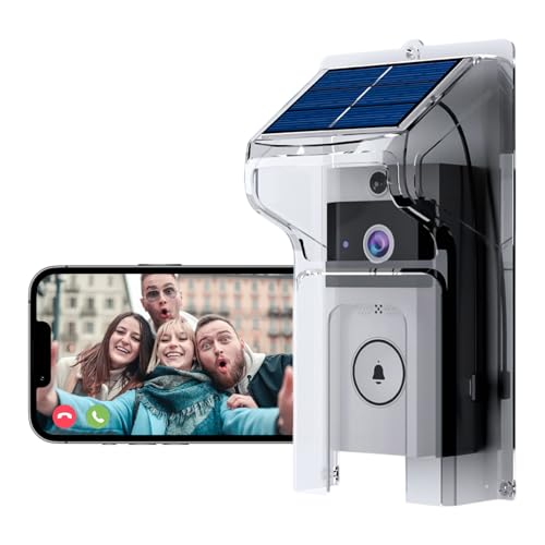Produktbild: dingtone p1 kabellose türbellkamera mit solar und akku 2.4g wifi hd video nachtsicht