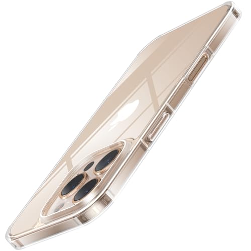 torras ultra dünn hülle für iphone 16 pro, rundumschutz, schlanker, transparent