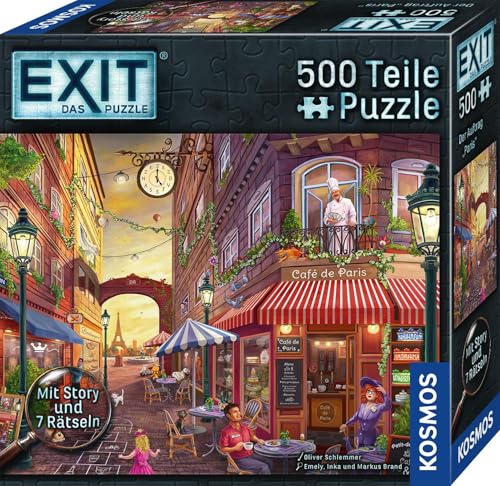 EXIT - Das Puzzle Der Auftrag Paris, 500 Teile für Erwachsene und Kinder ab 10 Jahren