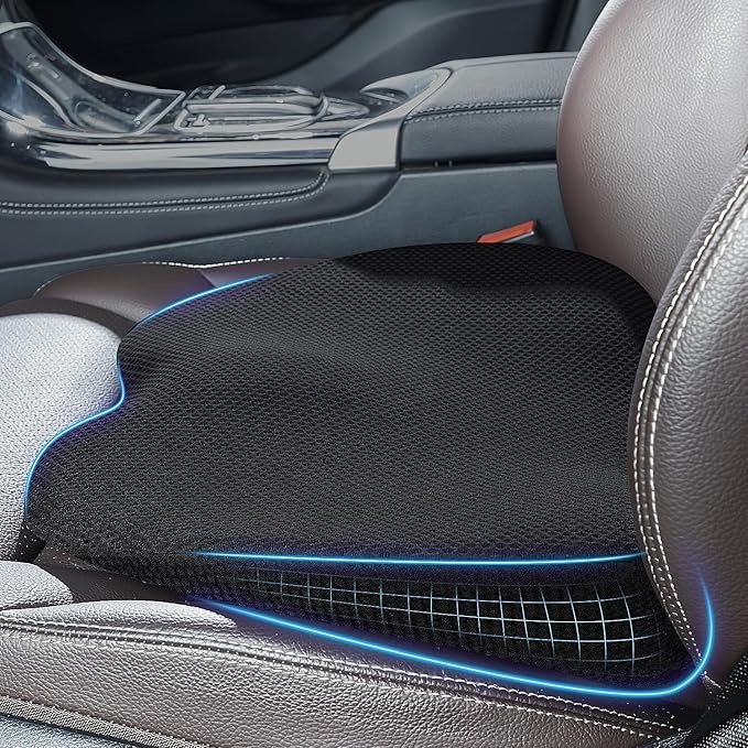 qutool keilkissen auto memory foam sitzkissen für bürostuhl, pkw und lkw