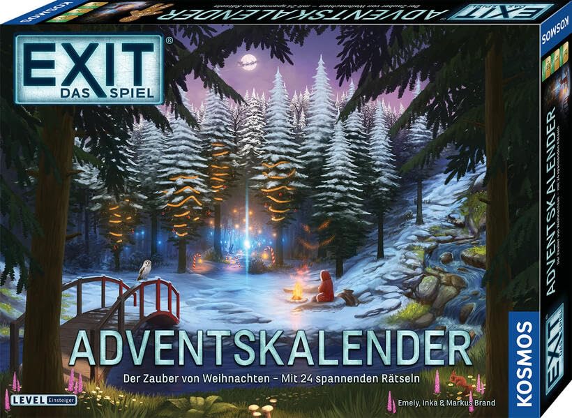 Produktbild: kosmos exit adventskalender 2025, 24 rätsel, escape game weihnachten