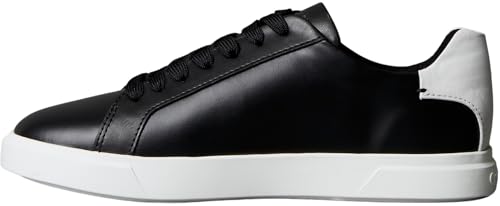 Calvin Klein Damen Sneaker Cupsole Low Moire Leder Schwarz 37