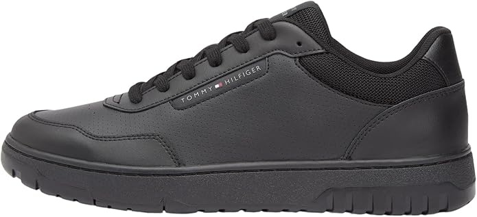 Tommy Hilfiger Basket Core Lite Low-Top Herren Sneaker, Schwarz, Gr. 43 EU