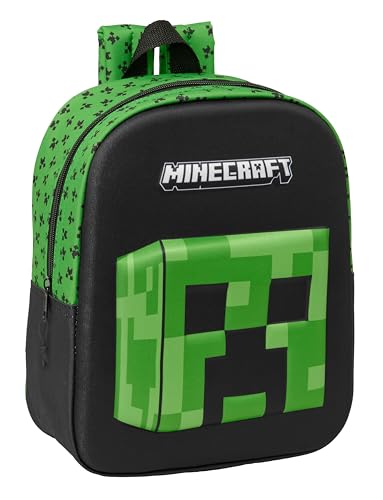 Produktbild: minecraft kindergartenrucksack 3d anpassbar einfach zu reinigen bequem 22 x 10 x 27 cm