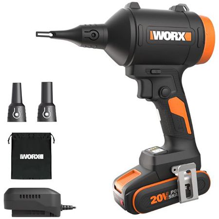 akku-staubbläser worx wx099 bürstenloser motor für 127,49 euro