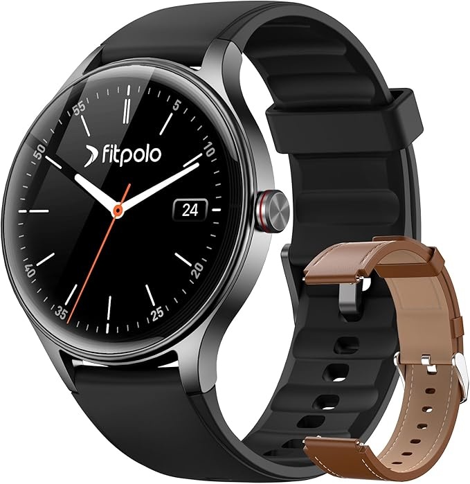 Produktbild: smartwatch herren damen mit hd amoled-display, telefonfunktion, sportuhren, ip68, fitness tracker